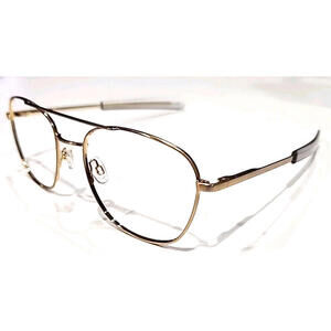 Randolph B140 FGN Gold Pilot Eyeglasses Frame 58-21 145 Japan EXC